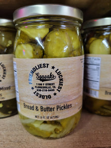 Squeak's Bread and Butter Pickles