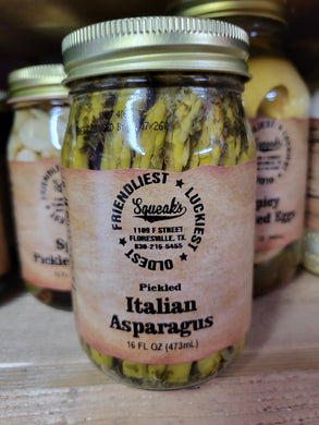 Squeak's Pickled Italian Asparagus