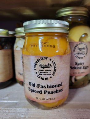 Squeak's Old Fashion Spiced Peaches