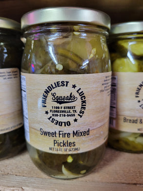 Squeak's Sweet Fire Mixed Pickles