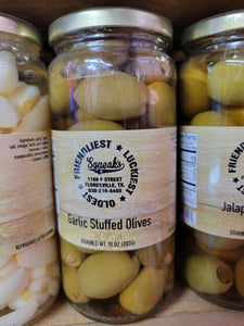 Squeak's Garlic Stuffed Olives