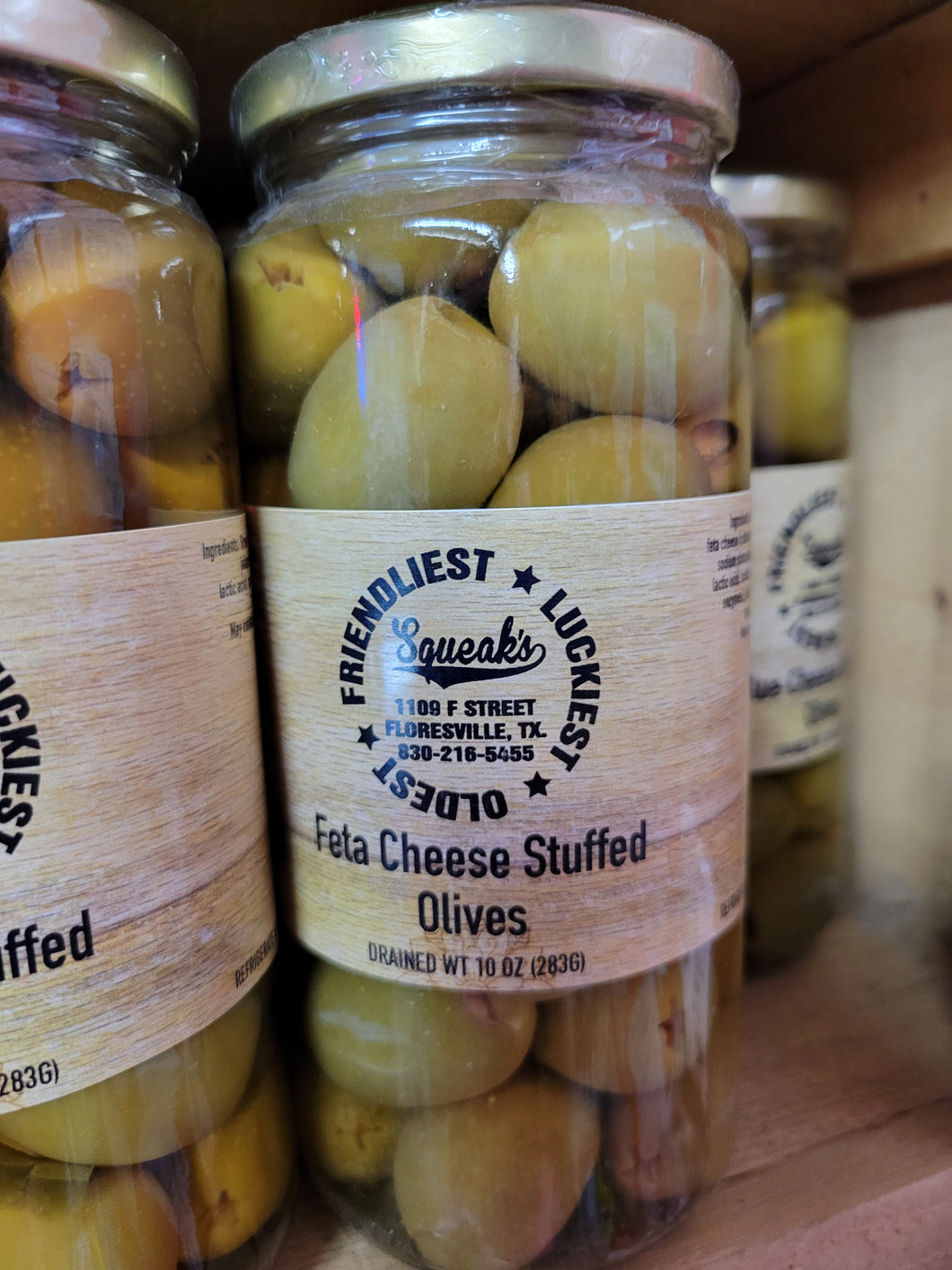 Squeak's Feta Cheese Stuffed Olives