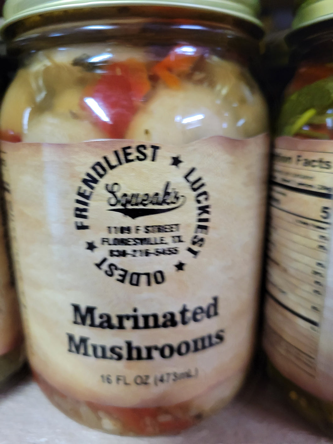 Squeak's Marinated Mushrooms