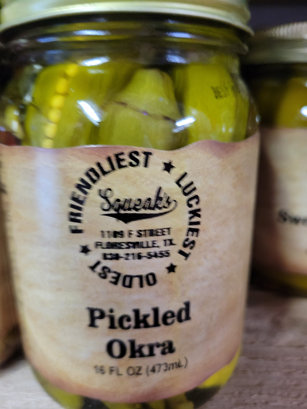 Squeak's Pickled Okra