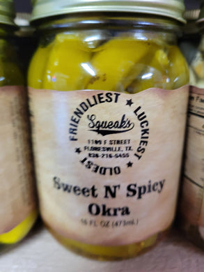 Squeak's Sweet N'Spicy Okra