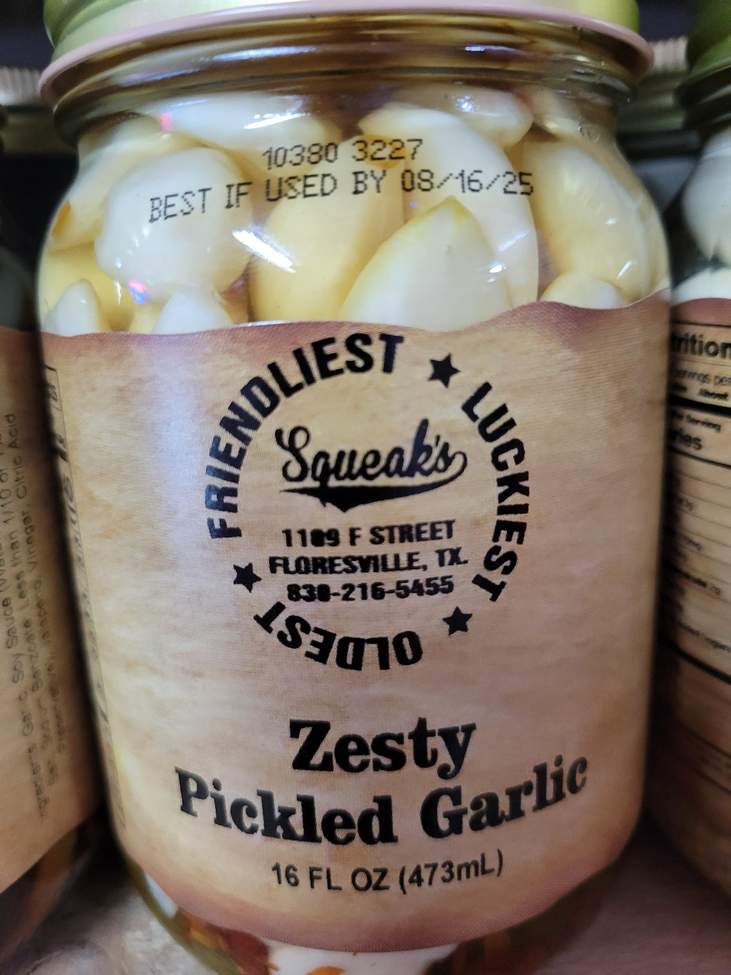 Squeak's Zesty Pickle Garlic