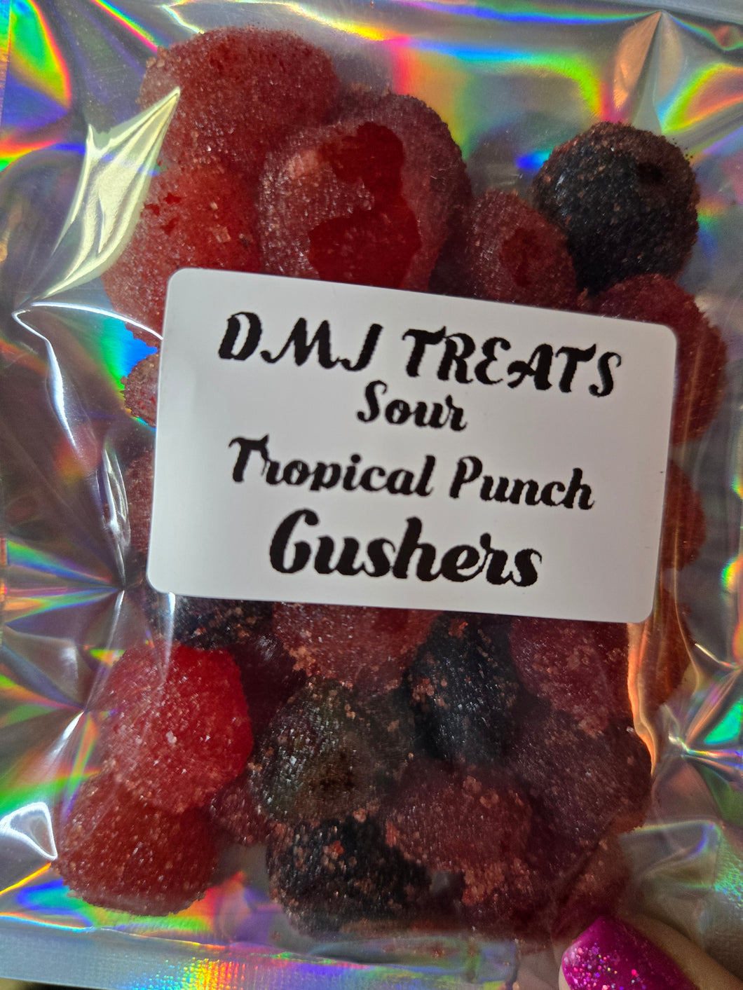 DMJ Treats Sour Tropical Punch Gushers