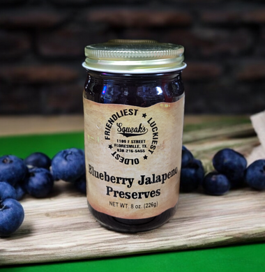 Squeak's BlueBerry Jalapeño Preserve