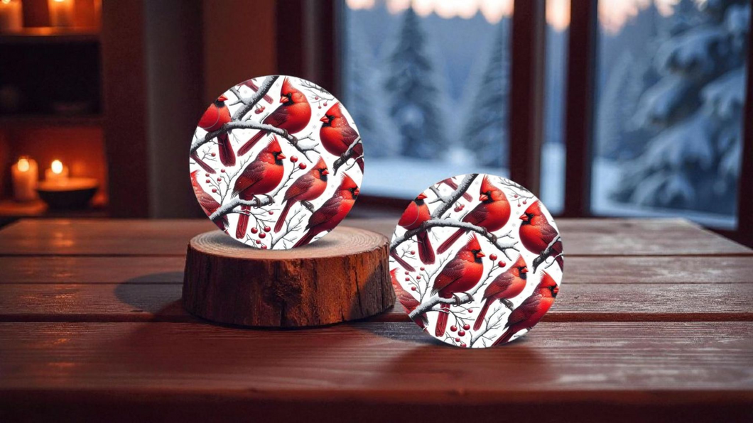 Cardinals Car Coasters