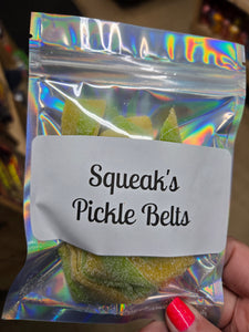 Squeak's Pickle Belts