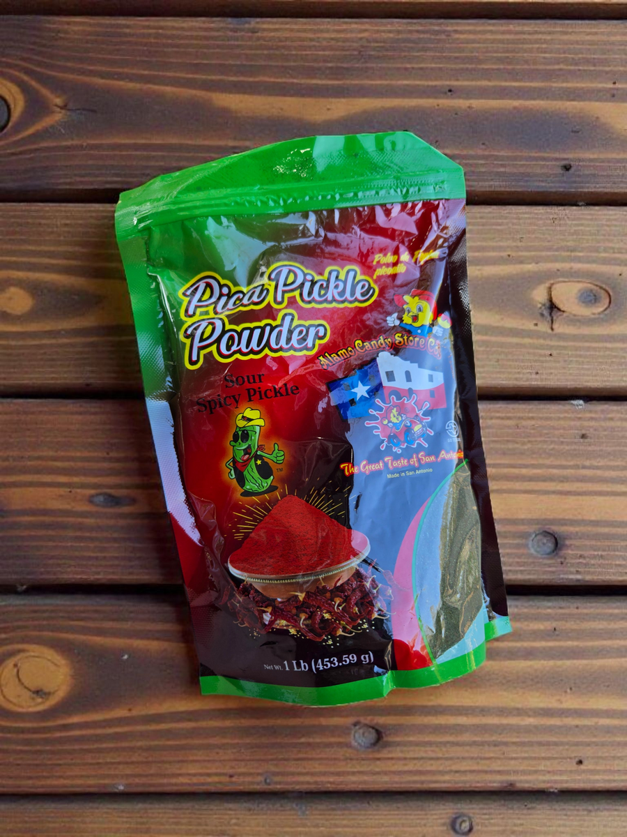 Alamo Candy Pica Pickle Powder – Squeak’s Convenience Store