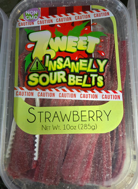 Zweet Intensity Sour Strawberry Belts