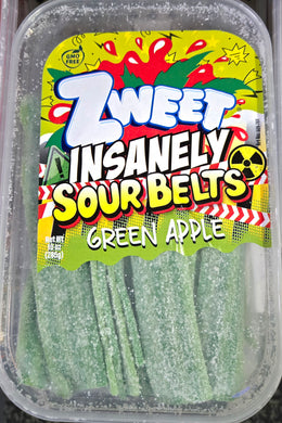 Zweet Insanely Sour Green Apple Belts