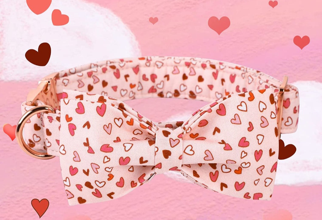 Pink Hearts w/Bow